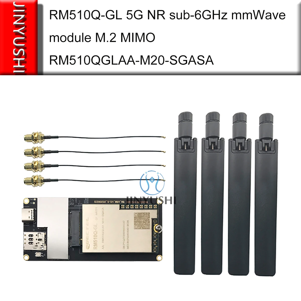 New Quectel RM510Q-GL 5G NR sub-6GHz mmWave module M.2 MIMO RM510QGLAA-M20-SGASA Compatible LTE-A  EM06 Cat 12 EM12 Cat 20 EM20