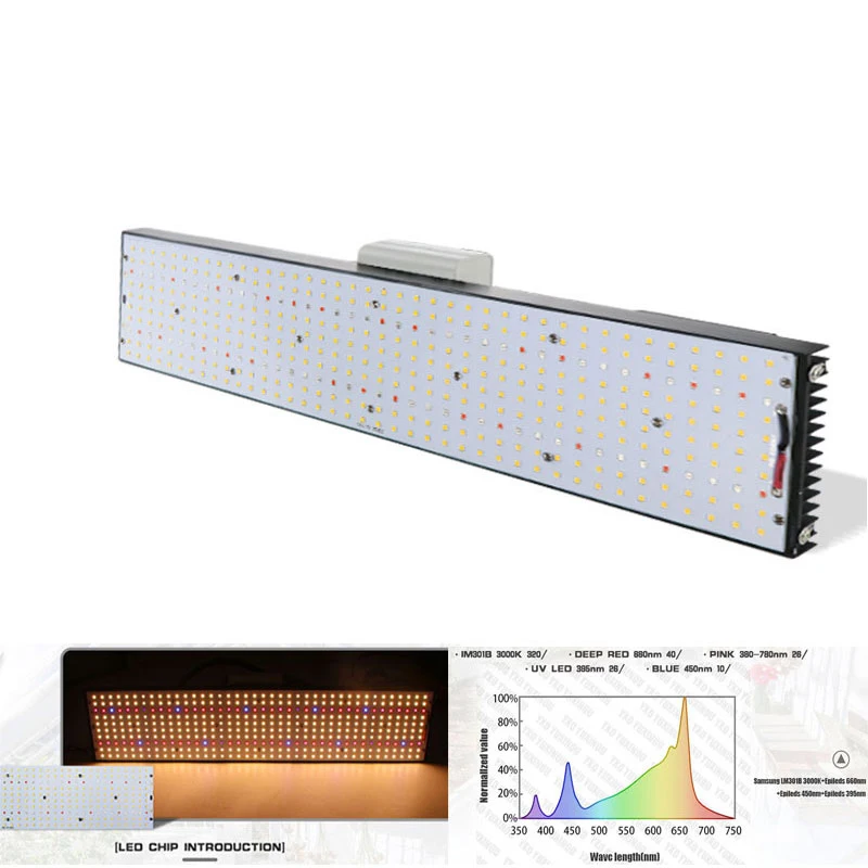 

led grow light LM301H 408Pcs Chip Full spectrum 240w 3500K, 660nm Red Veg/Bloom state Meanwell driver