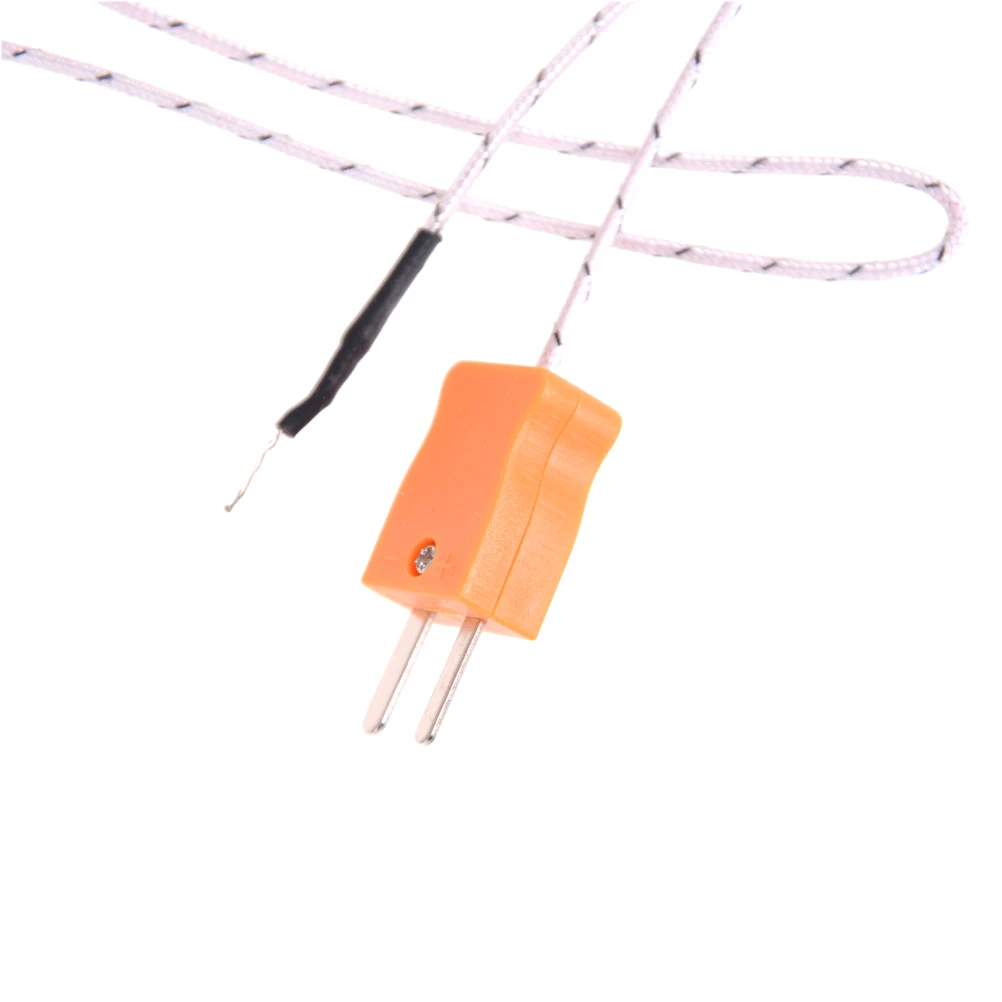 100cm K-type Test Length 1Meter Wire Temperature Thermocouple Sensor Probe Tester line K Type Thermocouple Pro