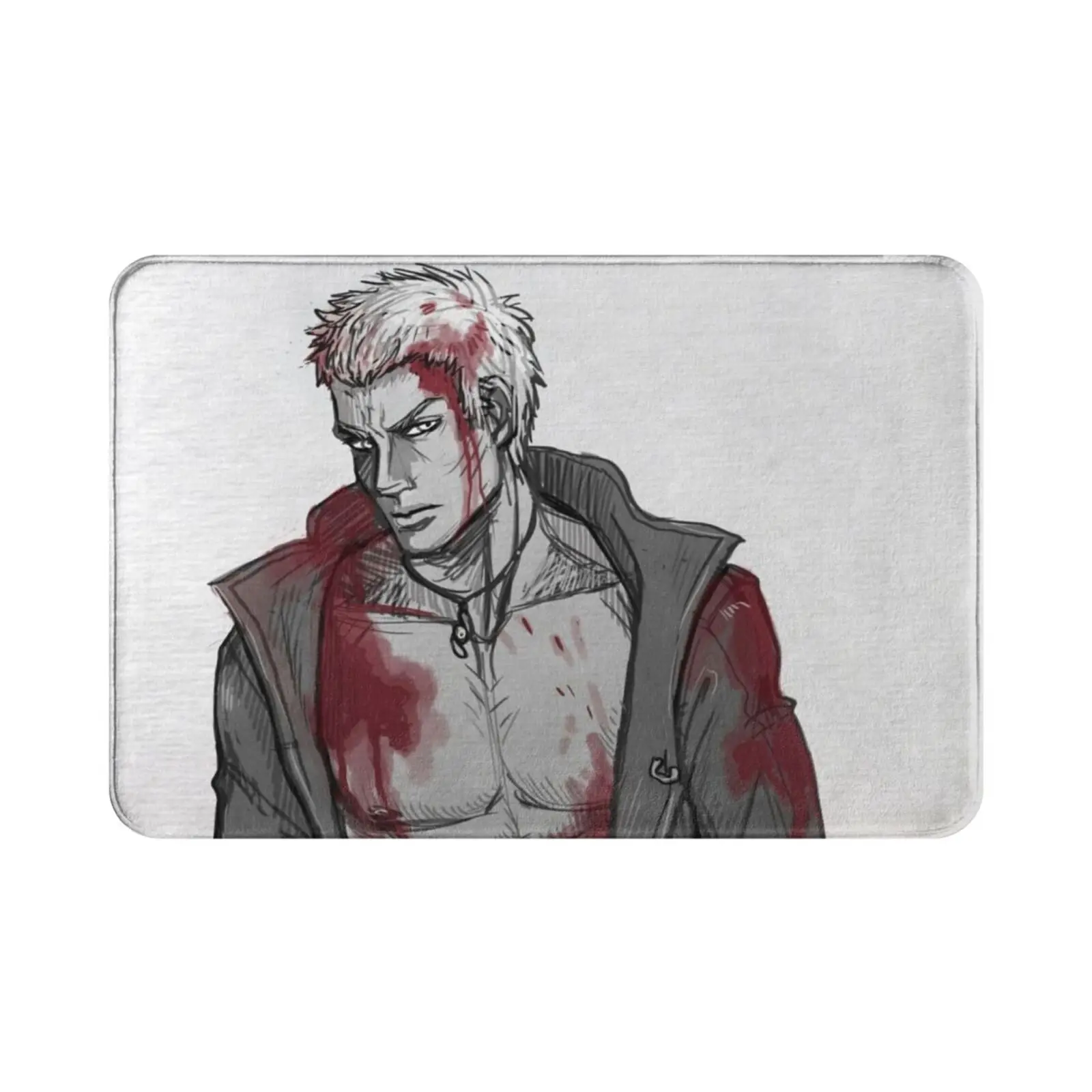 Nero 5 Carpet Mat Rug Cushion Soft Nero Nero Nero Dmc Nero Dmc5 Dante 5 Dmc5 Dante 5 Fanart Blood Sexy Hot Character