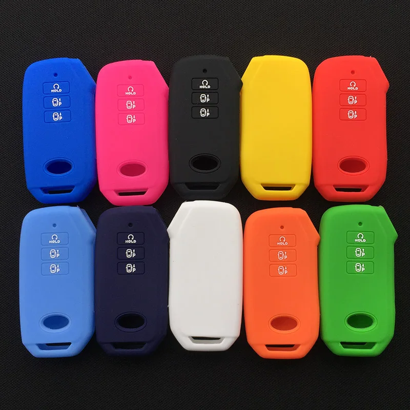 Silicone Key Cover Case Holder Protect for KIA K5 EV6 Dl3 Mq4 grand Carnival Sorento Sedona Remote Keyless Car Accessories