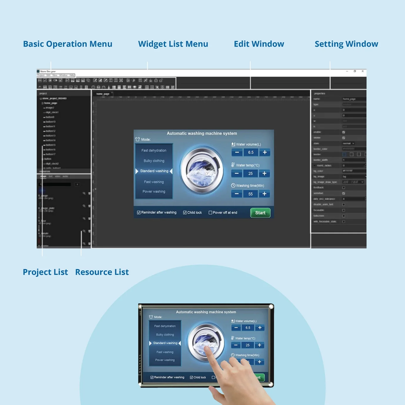 4.3 Inch Hmi Smart Tft Lcd-scherm Module Met Controller + Programma + Uart Seriële Interface STWI043WT-01