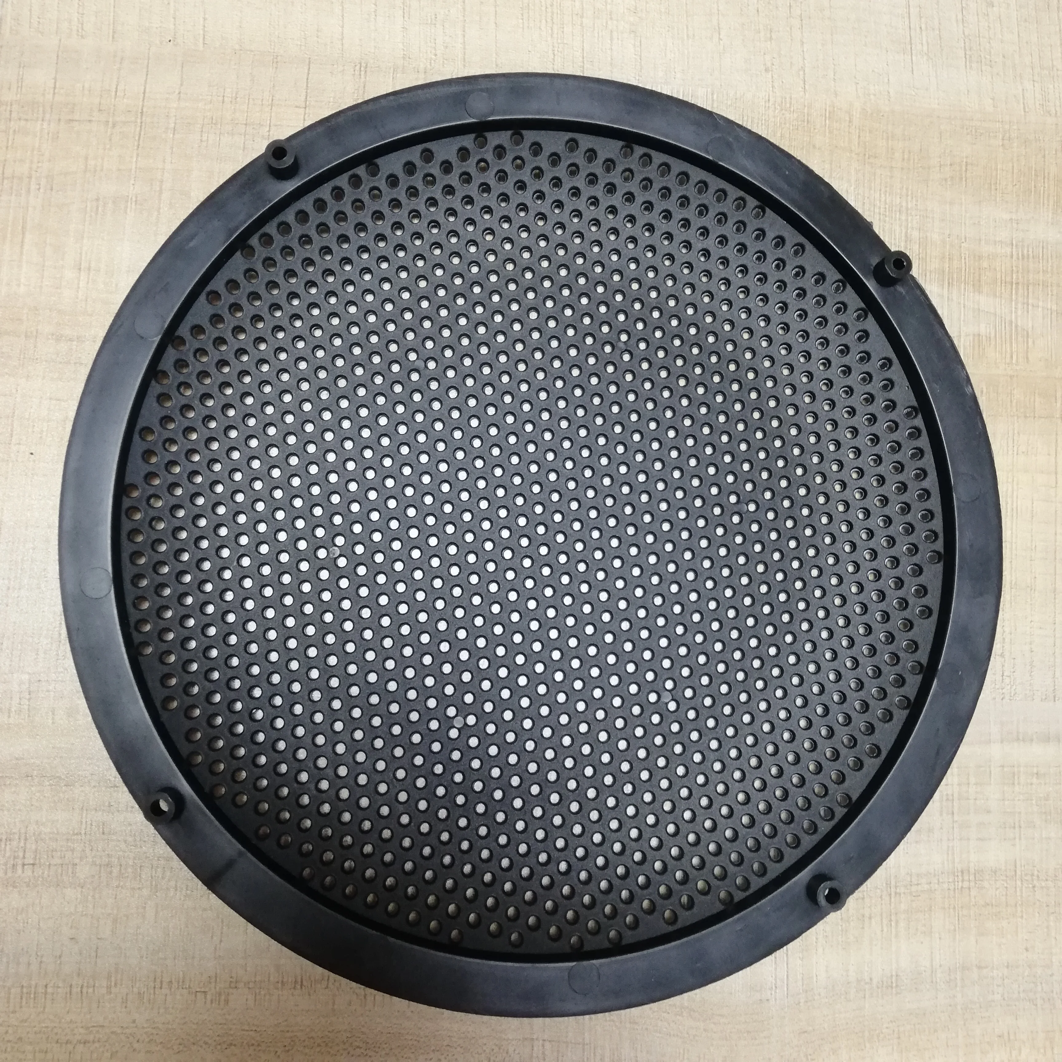 I KEY BUY 10 Inch 255mm Speaker Protection Net Cover Accessories Subwoofer DIY Decorative Grille Iron Mesh Plastic Shell Black