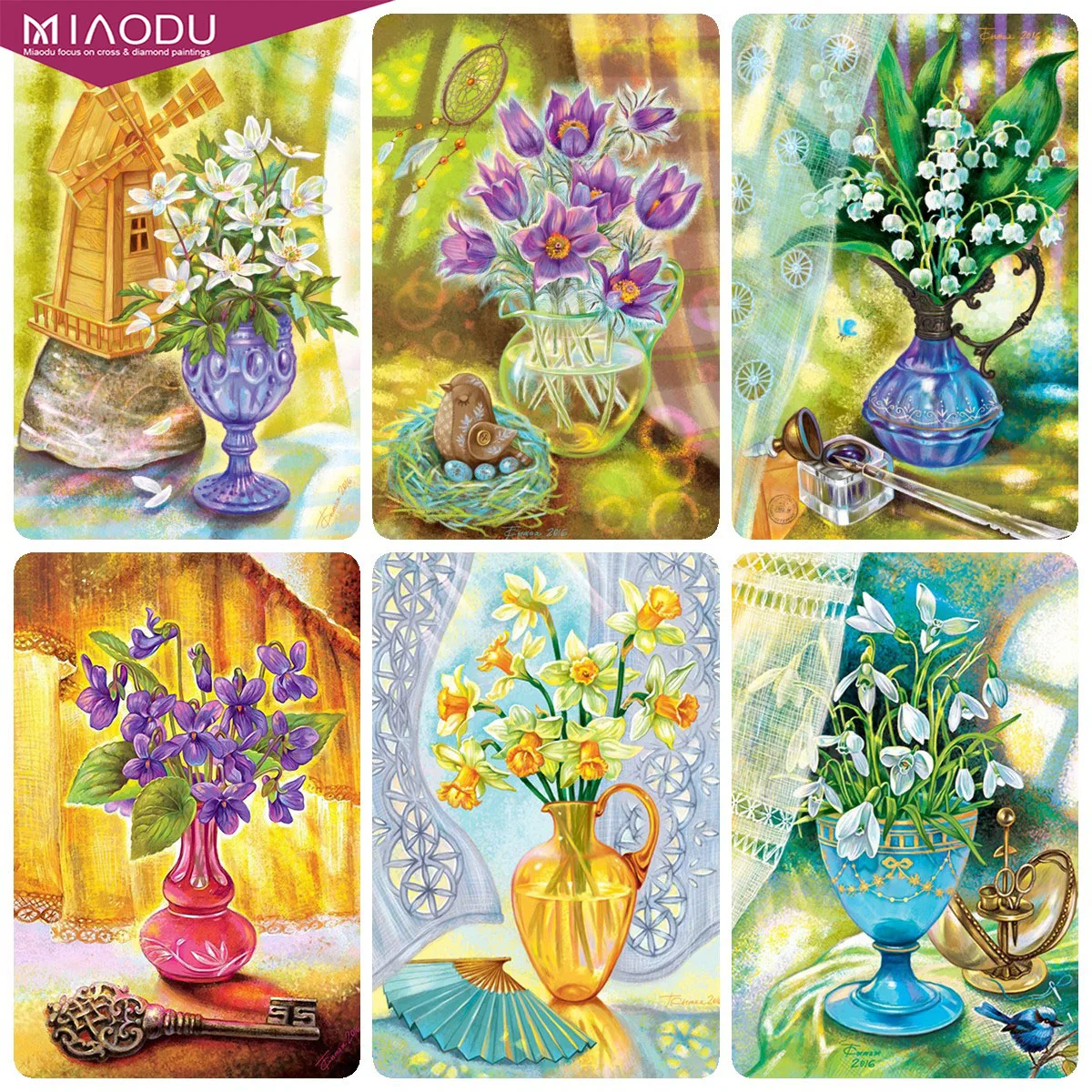 5D алмазная живопись, роза, Орхидея, цветок, ваза, алмазная вышивка, наборы для вышивки крестиком, мозаика, дрель, деревенский ландшафт, домашний декор, подарки