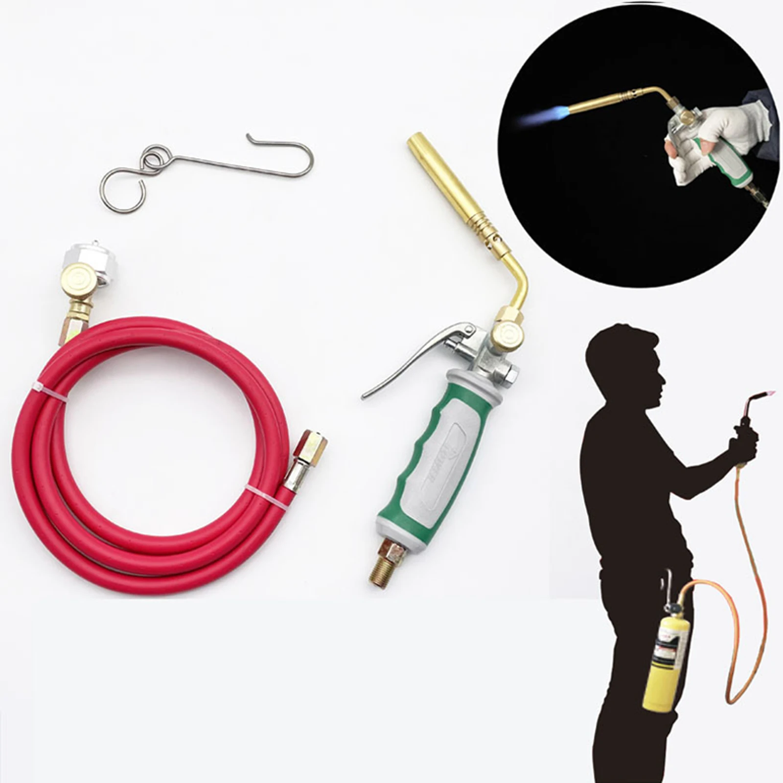 

Professional MAPP Gas Brazing of Gas 1.6m Hose for Brazing Welding Heating Application for BBQ