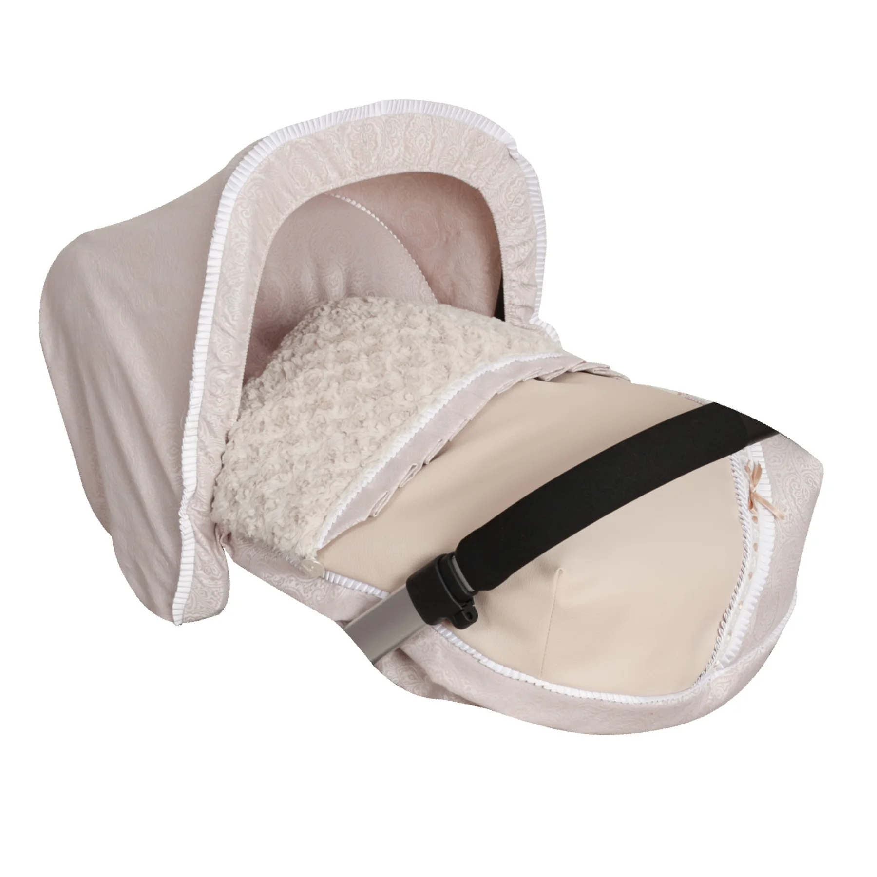 Beige Bone Baby Holder or Group 0 Baby Bag (Gift top)