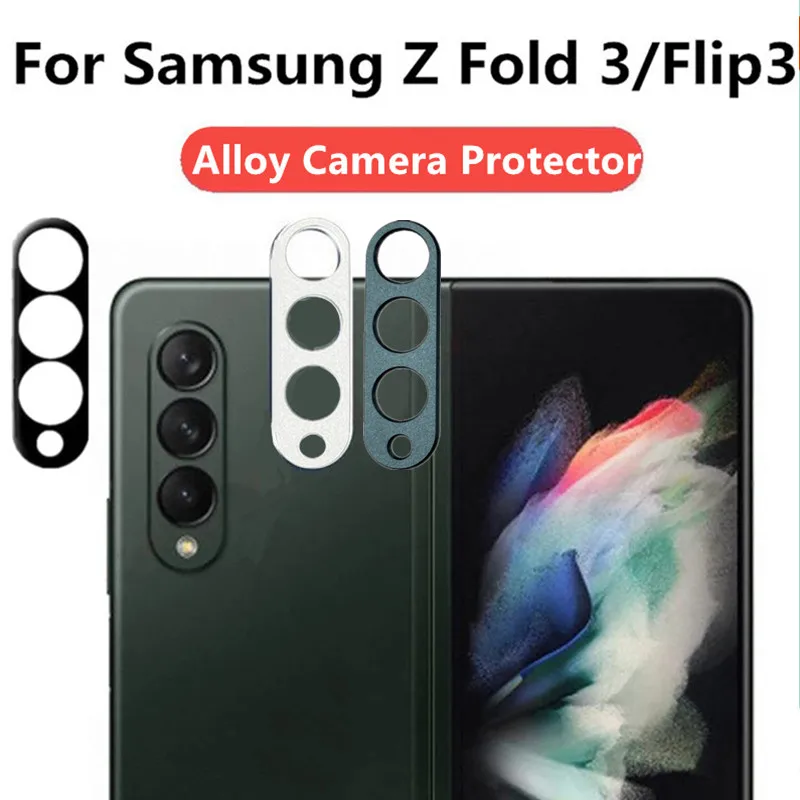 

Aluminum Metal Camera Lens Anti-Scratch Armor Protector Sticker for Samsung Galaxy Z Fold3 Fold4 3 Alloy Protection Film Cover