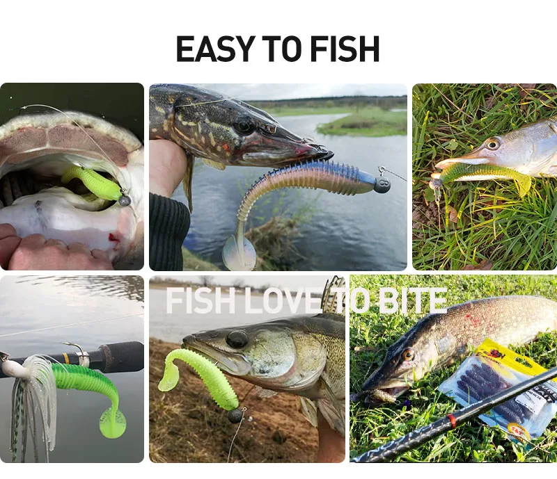 ESFISHING SwimBait Angelköder Vibro Fat 100mm 125mm Silikonköder Swing Impact Fat Isca Kunstköder zum Angeln – Detail 5
