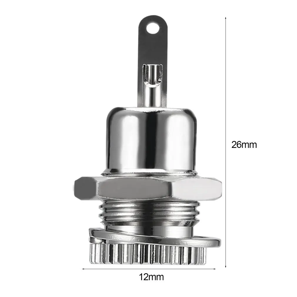 Adaptador de enchufe 3A 12v para fuente de alimentación, conector hembra de montaje en Panel, 5,5mm, 2,1mm, 2 tipos de terminales