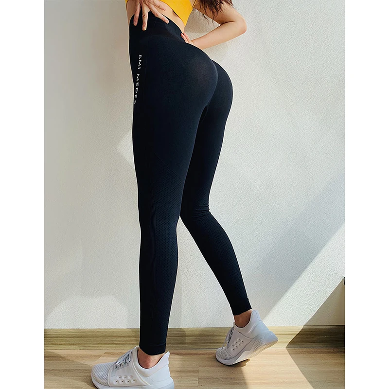 

2020 New Leggings Women Pants Push Up Gym Tights Sexy Tummy Control Sport Pants High Waist Legging Fitness Female Running Pants