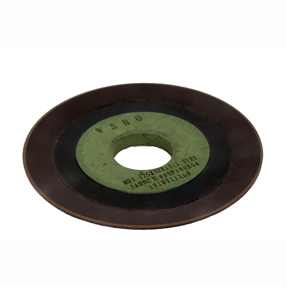 Meule diamantée pour lame de scie circulaire en carbure de tungstène, disque de meulage, angle de face de râteau sur affû70.CNC, machine à affûter