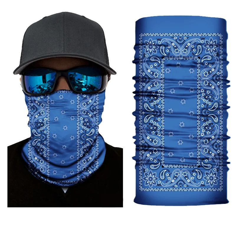 Multifunctional Printed Bandana Seamless Mask Scarf Buffe Balaclava Outdoor Dustproof Neck Warmer Gaiter Face Shield Mascarillas