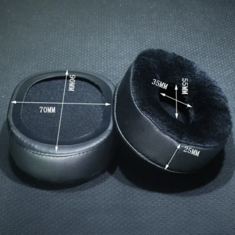 90X70 95X75 100x80 мм сменные амбушюры квадратные бархатные амбушюры мягкие амбушюры из пены с эффектом памяти для Sennheiser для Sony