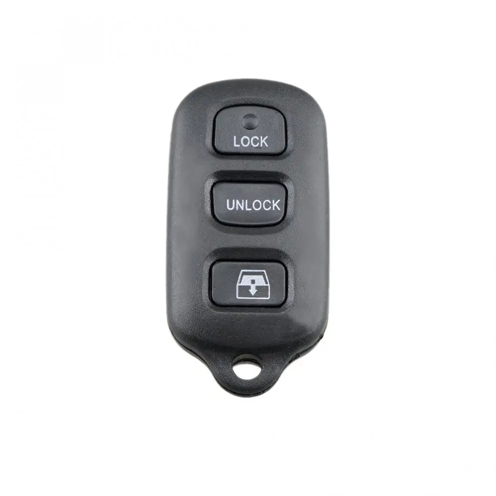 1pc Black 4 Buttons Car Keyless Key Fob Case Shell Replacement Remote Cover fit for TOYOTA 4Runner Camry