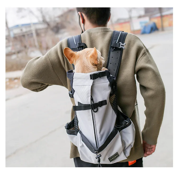 Hiking Pet Dog Carrier Travel Backpack Outdoor Ventilation Breathable Bicycle Motorcycle Outdoor Sport Mesh Bag Drop Shipping