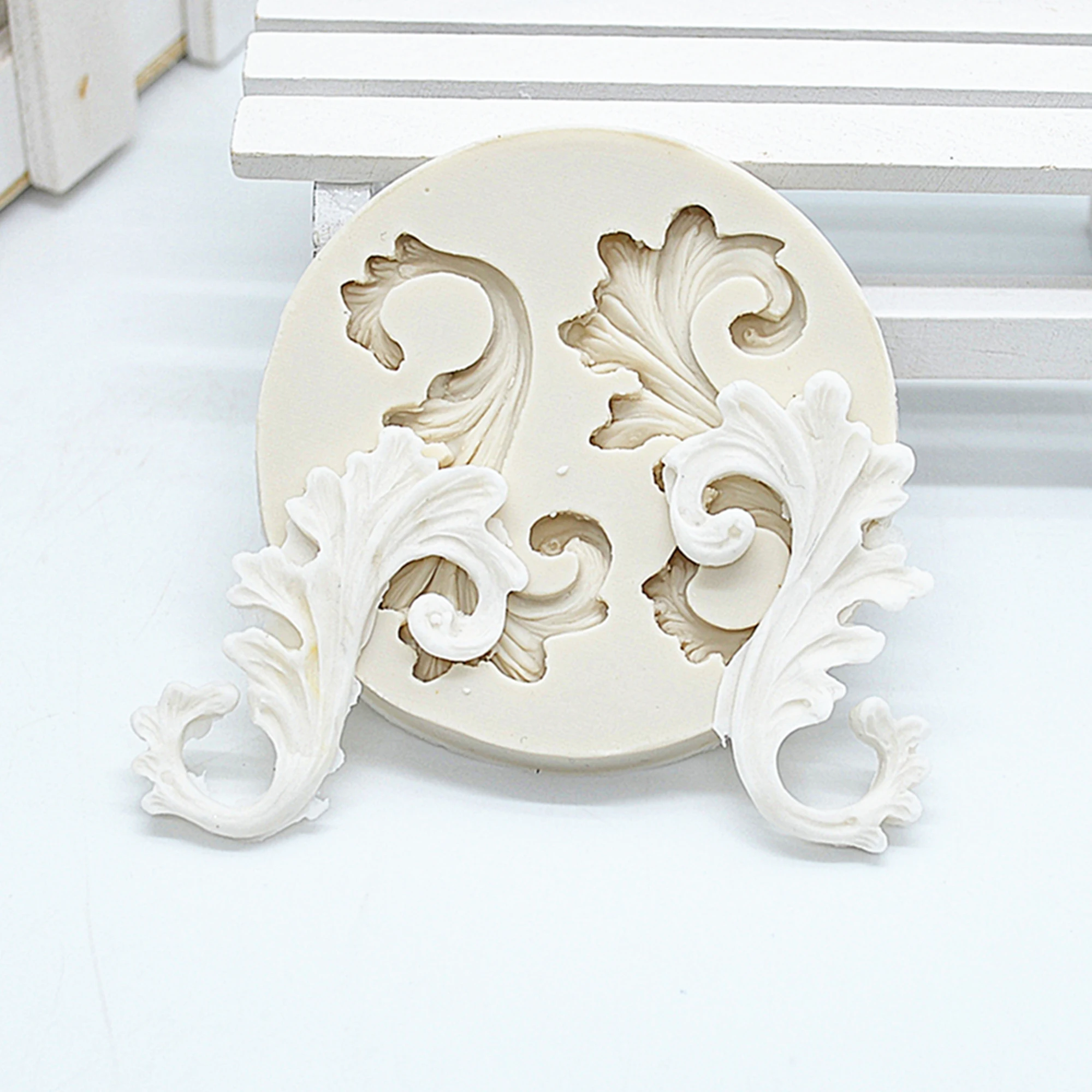 Flower Lace Cake Fondant Silicone Molds Lace Cake Border Sugarcraft Pastry Molds Bakeware Kitchen Baking Decorating Tools