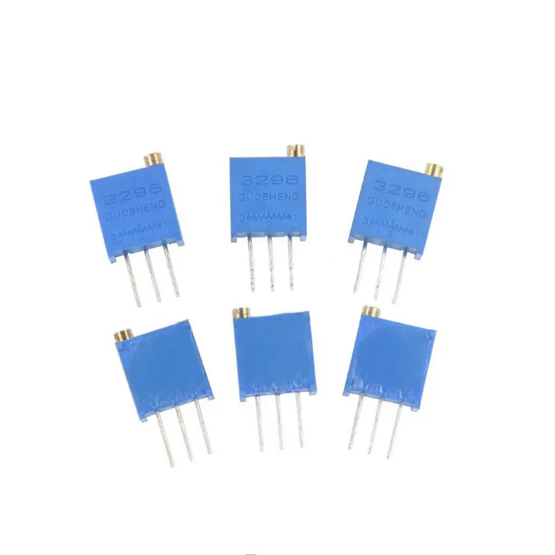 

10pcs 3296W 1k 2k 5k 10k 20k 50k 100k 200k 500k 1M 1ohm Trim Pot Trimmer Potentiometer Type For Arduino