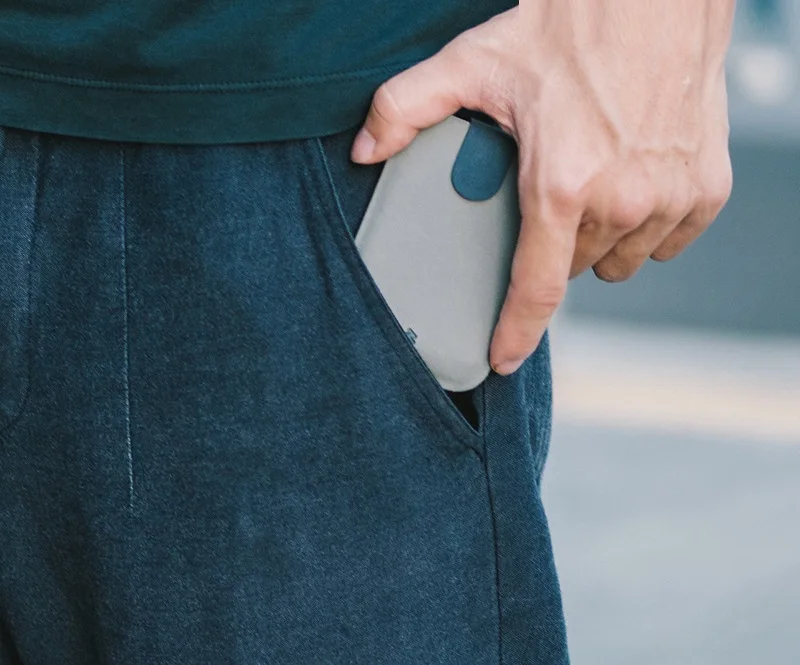 Porta-cartões portáteis Xiaomi-Youpin V2 Mini Slim para homens e mulheres, protetor de cartão de identificação e crédito, carteira gradiente, cartões de visita