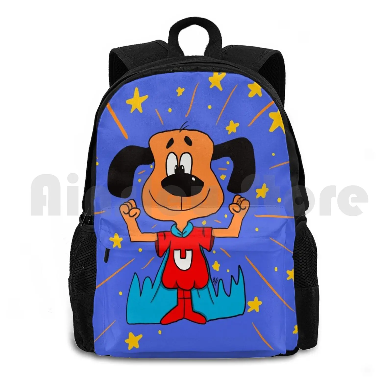 

Hero Of Heroes Outdoor Hiking Backpack Riding Climbing Sports Bag Superhero Dog Cartoon Character Cartoons