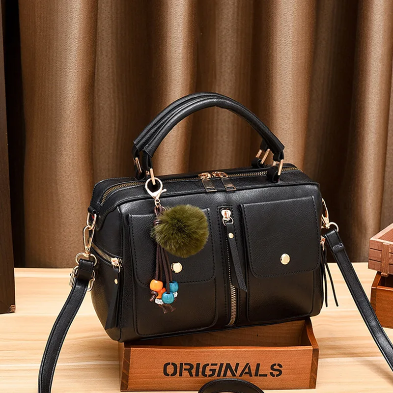 Women Bag luxury handbags designer Vintage Fashion Casual Tote Top-Handle Women Messenger Bags Shoulder Purse Wallet Leather