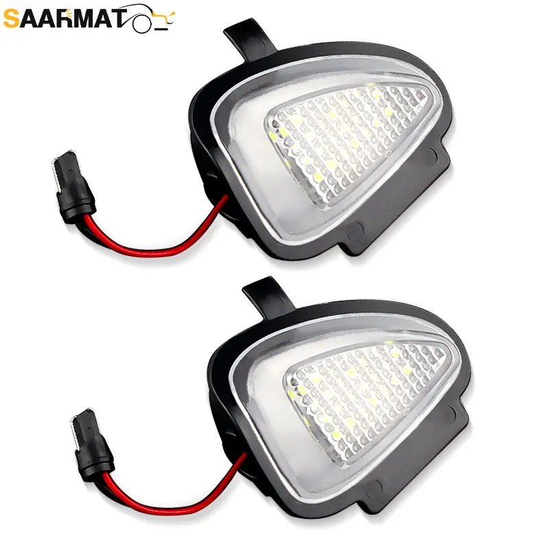 2x Error Free White Led Under Side Mirror Puddle Light for VW Golf 6 MK6 GTI R 2008-2014 Touran 2011-2014