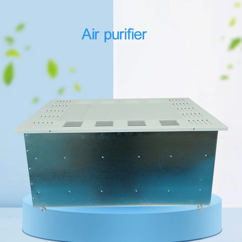 Ceiling Type Air Purifier Purification Workshop Industrial FFU High Efficiency Filter Purifier Equipment 220V ZJ-600