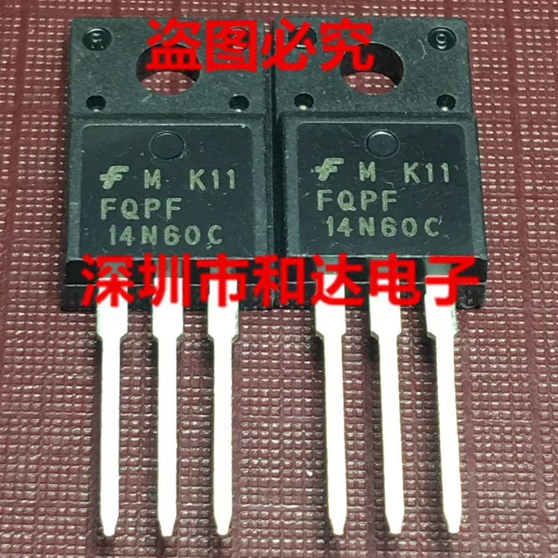 10pcs FQPF14N60C  TO-220F