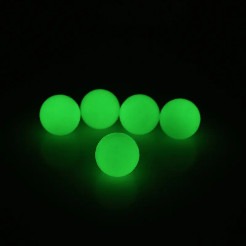 1Pc Golf Practice Balls Brighter Luminous Fluorescent Glow In Dark Golf Balls Night Light-up LED Flashing Glowing Balls Brighter