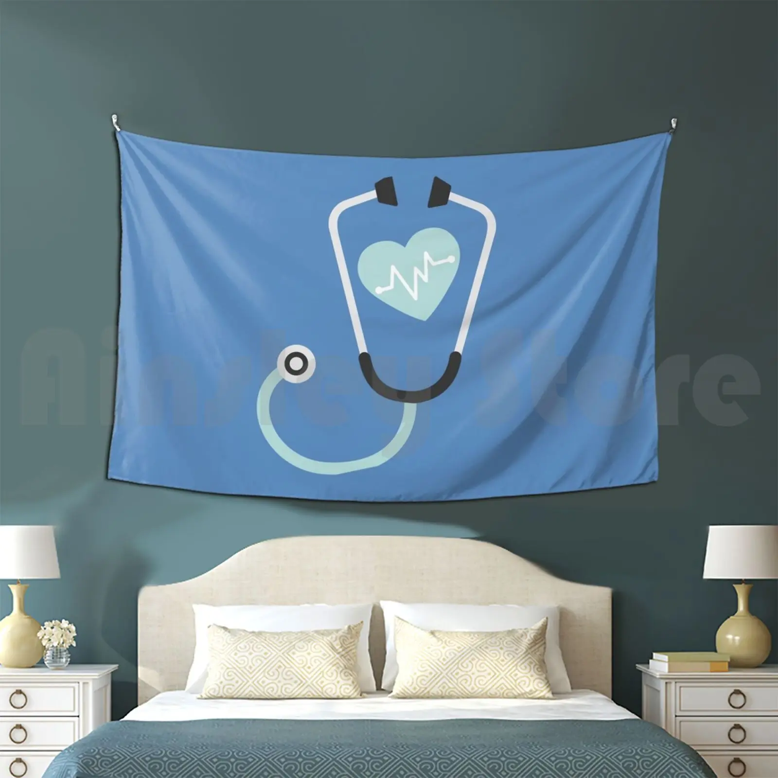 Supplies Tapestry Living Room Bedroom Funny Cute Dogtor Nurse Trust Me Im A Medicines Books Ambulance Bandage Respirator