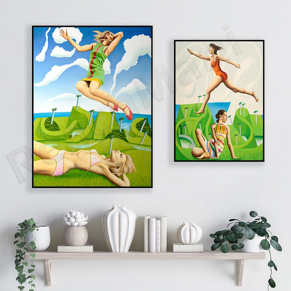 Mid Century Modern Art Print • Ian Scott Painting Print • 