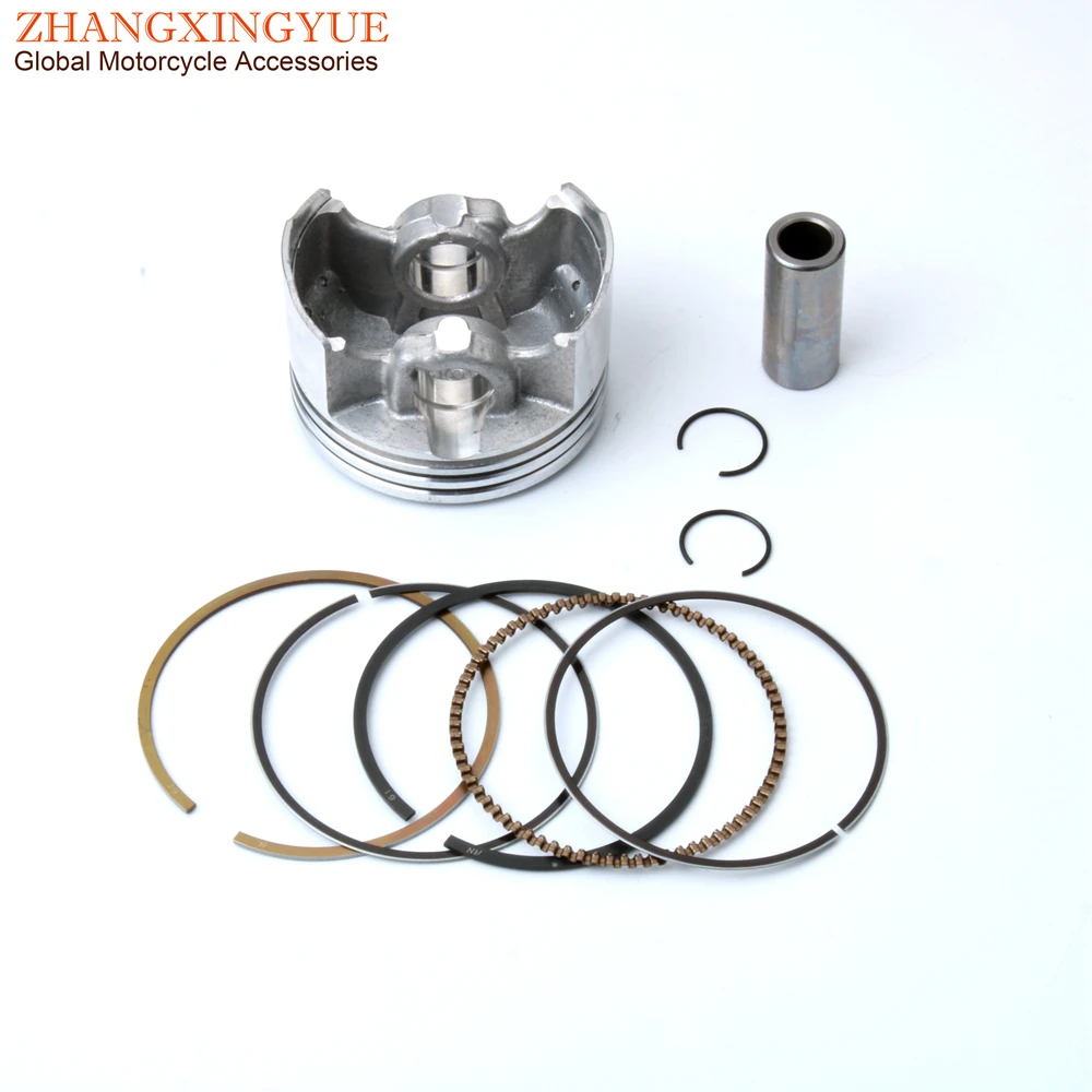 Scooter 4-Valve 61mm Racing Piston Kit for GY6 125cc 150cc Upgrade to 180cc 152QMI 157QMJ 4-Stroke Engine Parts