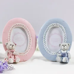Photo Frame with Cute Cartoon for Baby Child, Resin, Creative Home Decoration, Wedding Photo Frame, Birthday Gift, Wholesale, MF