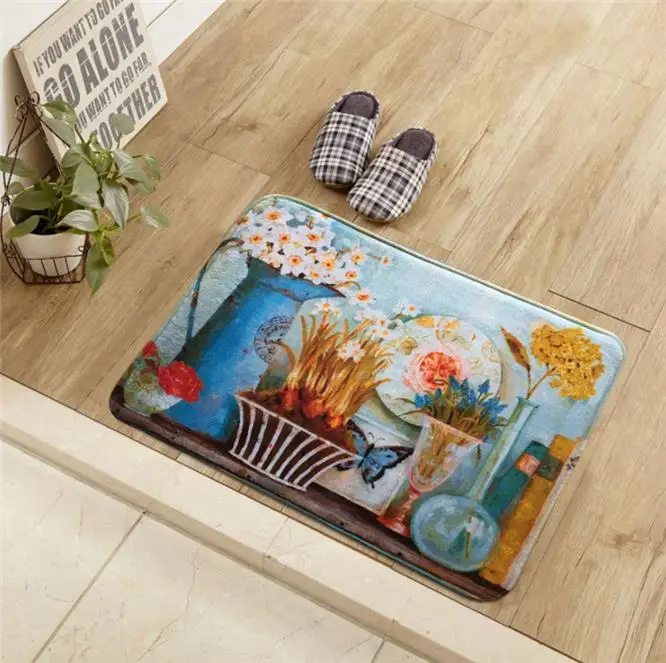 

European style flower pattern Rug Carpets for Living Room Decor Rugs Kids Room Long Rugs for Bedroom Area Rug Modern Mats