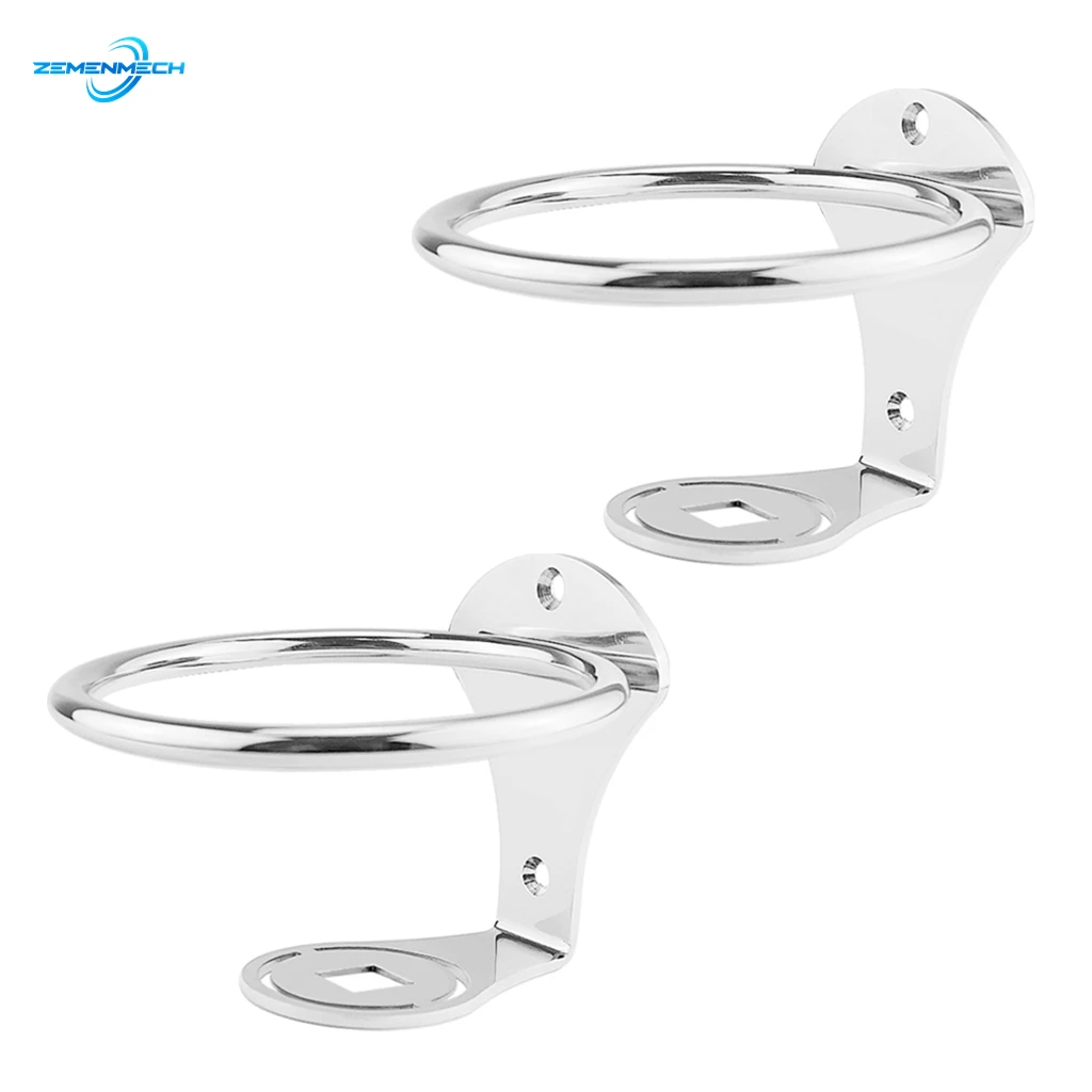 

2PCS Boat Accessories 316 Stainless Steel Cup Drink Holder Can Bottle Holder Stand Mount Support Auto Car Marine Boat Truck RV