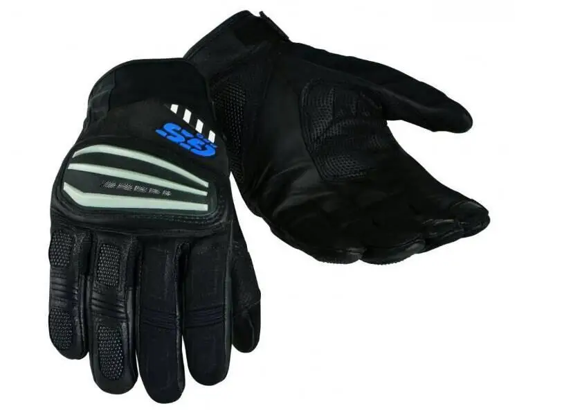 

Motocross Gloves FOR BMW GS1200 Rally Motorrad Team Racing Leather Gloves Black Grey