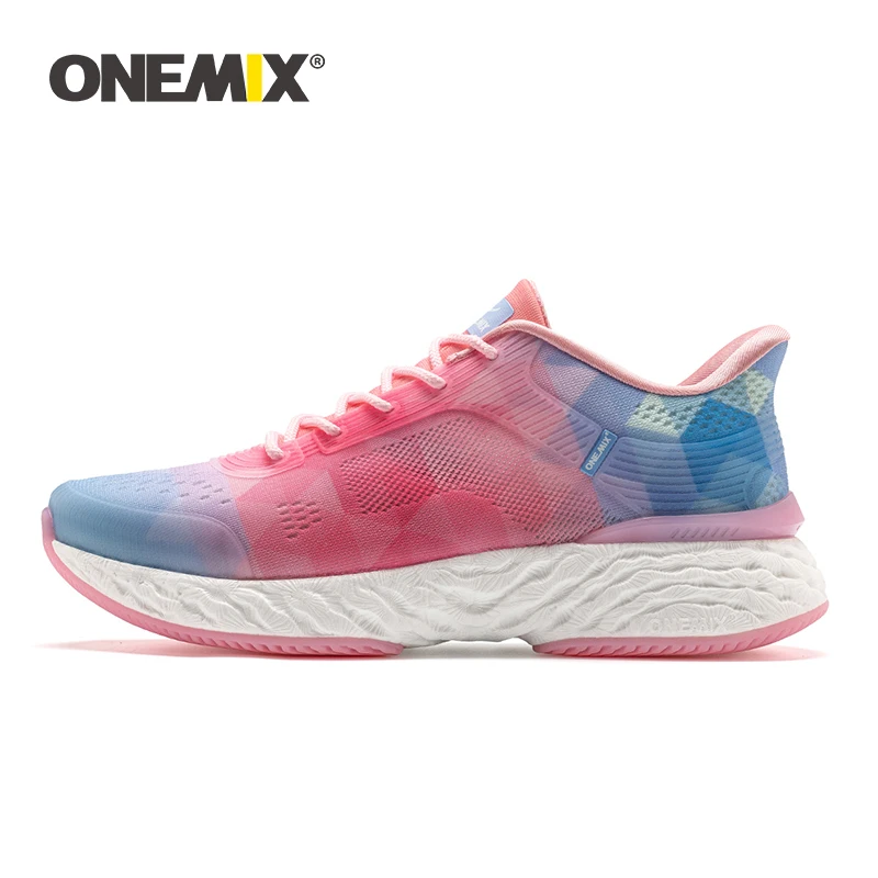 ONEMIX Women Fashion Sneakers Professional Stability Running Shoes Durable Breathable Plus SizeSport Shoes Female Marathon Shoes