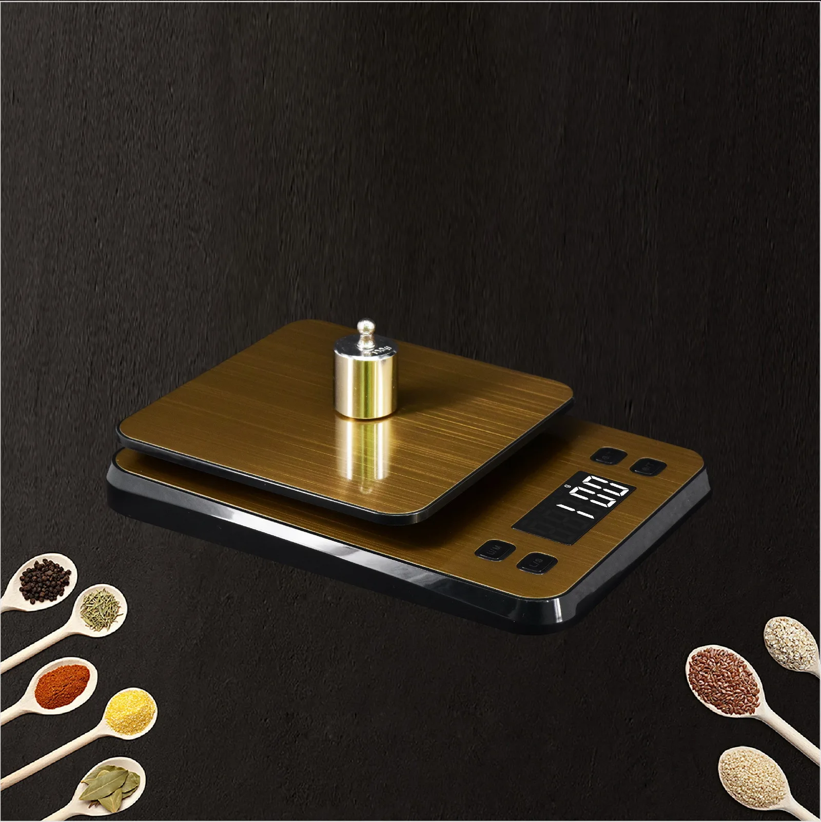 10kg timing multifunctional hand coffee scale 3kg-0.1g 5kg kitchen scale with thermometer