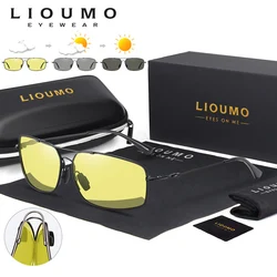 Classic Fashion Memory Metal Ultra-Light Sunglasses Men Polarized Photochromic Day Night Vision Glasses For Women lentes de sol