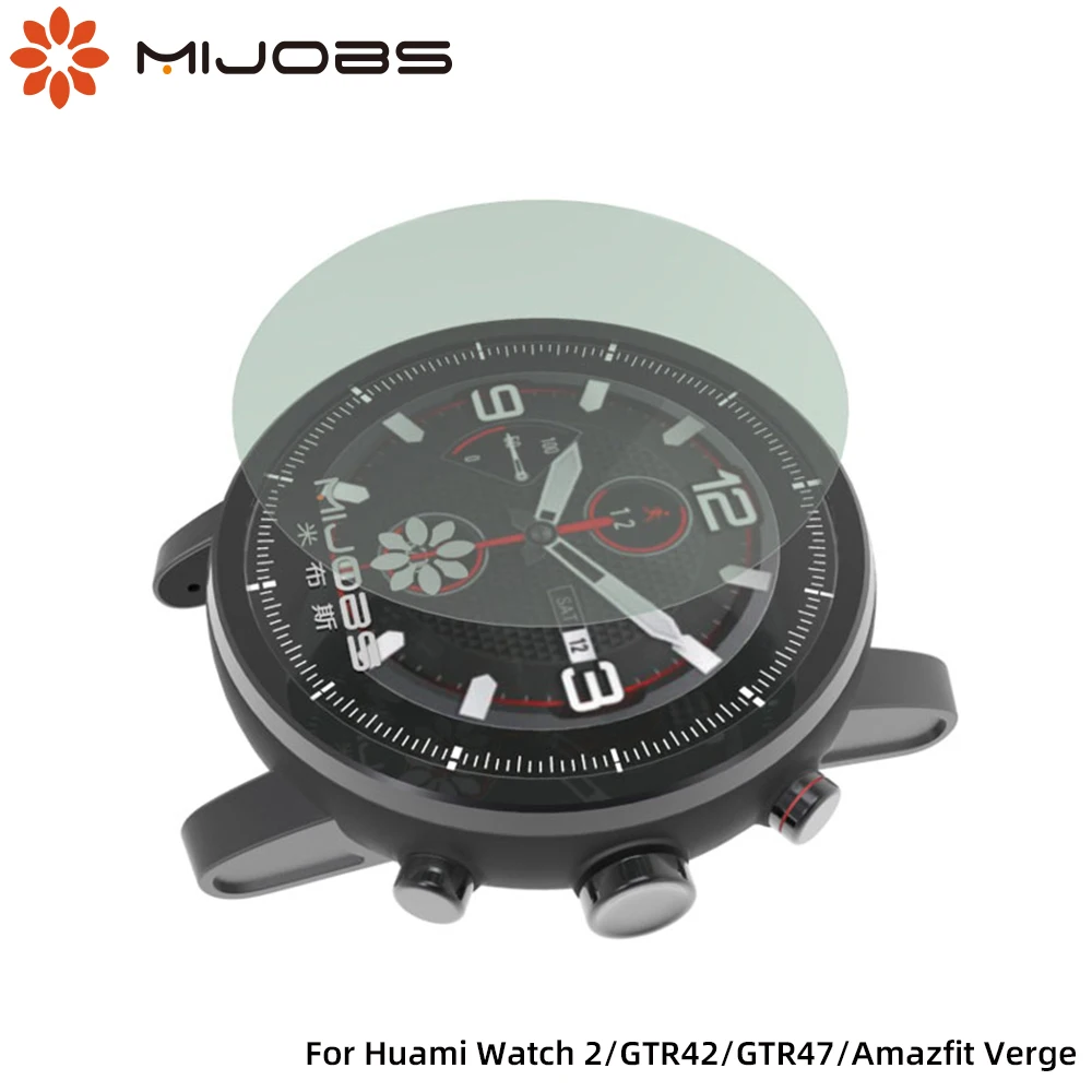 Protective Film for Huami Amazfit Verge Screen Cover Protector for Huami GTR 42 GTR 47 Soft Huami Watch 2 HD Film Full Screen