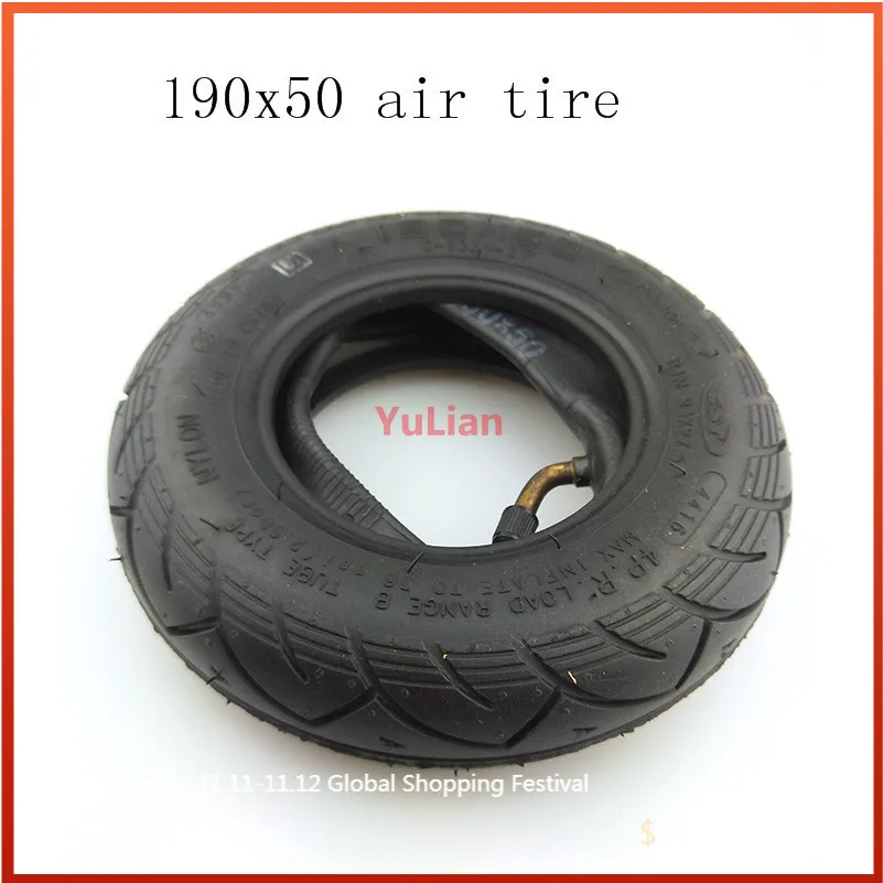 

190x50 Inner and Outer 8-inch Pneumatic Tire for Evo Electric Scooter Explosion-proof Thickened Tyre