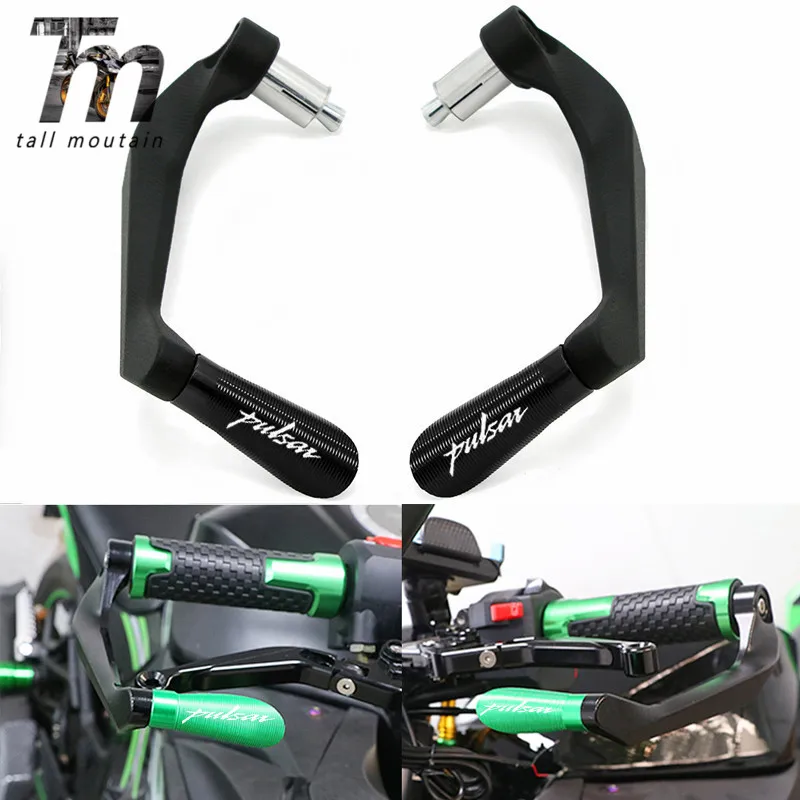 

Motorcycle 7/8"22mm Universal CNC Handlebar Grips Brake Clutch Levers Guard Protector For Bajaj Pulsar 200 NS/200 RS/200 AS