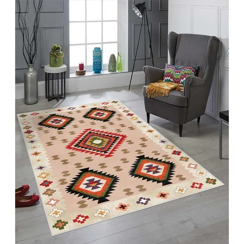 West Home Digital Print Washable Non-Slip Base Living Room Carpet Kitchen Rug Runner and Bath Mat