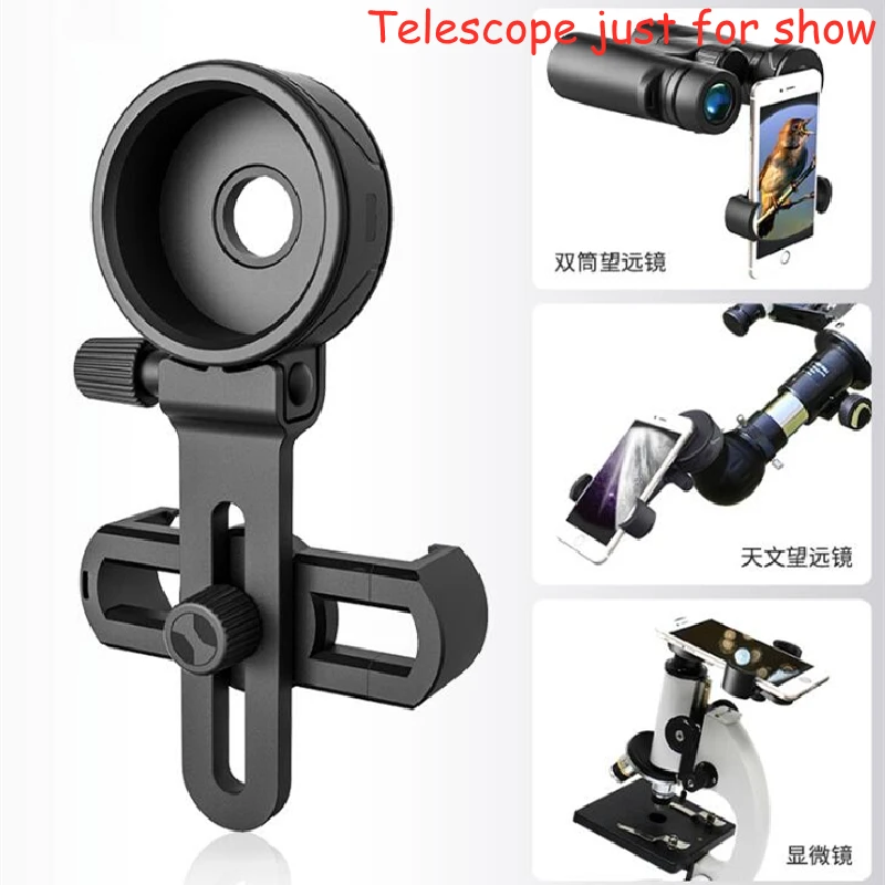 Agnicy astronomia telescopio microscopio specchio a fessura supporto per telefono cellulare Clip per foto Clip universale per telefono cellulare