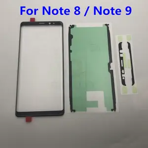 Bilashmart Replacement External Glass Samsung Galaxy Note 8 N950 Note 9 N960 LCD Display Touch Screen Front Glass External Lens