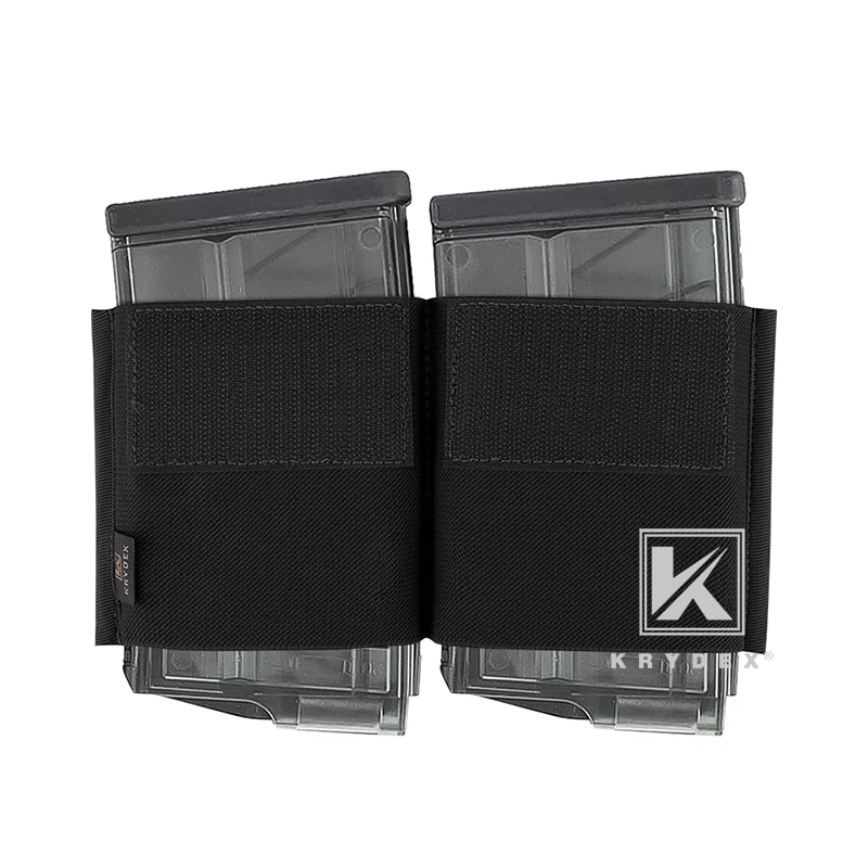 KRYDEX Spiritus Style 7.62 HK Double Magazine Insert Pouch For Micro Fight MK3 MK4 Chest Rig Elastic Built-in Magazine Holder