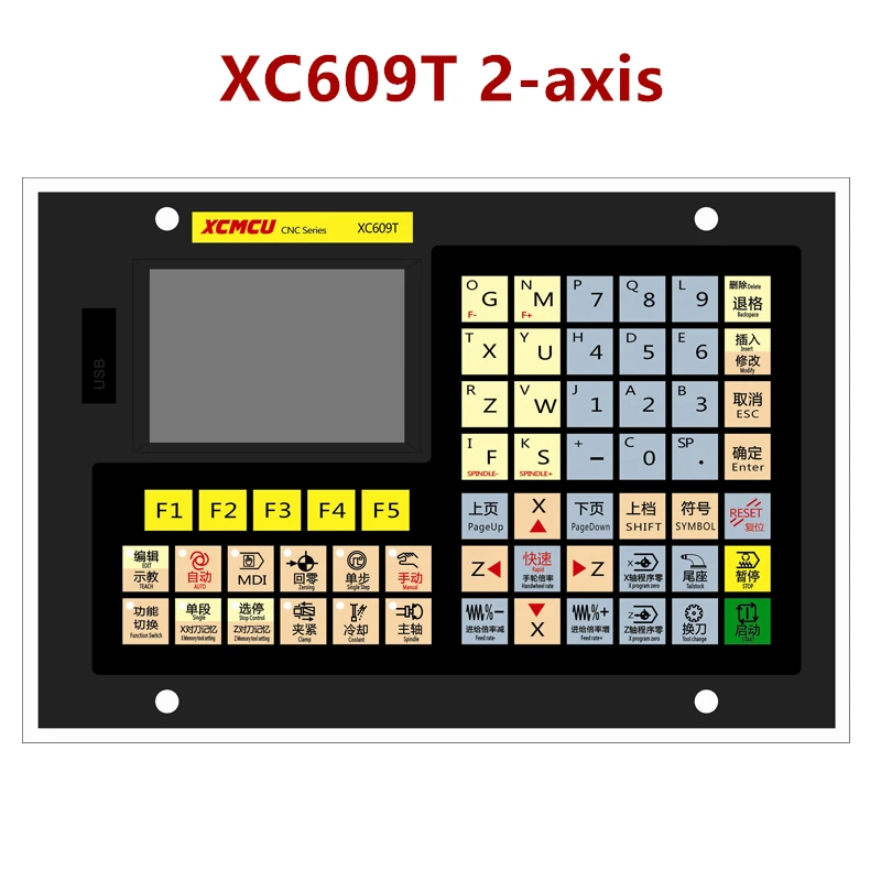 

XC609T 2-axis USB CNC Lathe Control System Automatic Instrument Transformation 609T