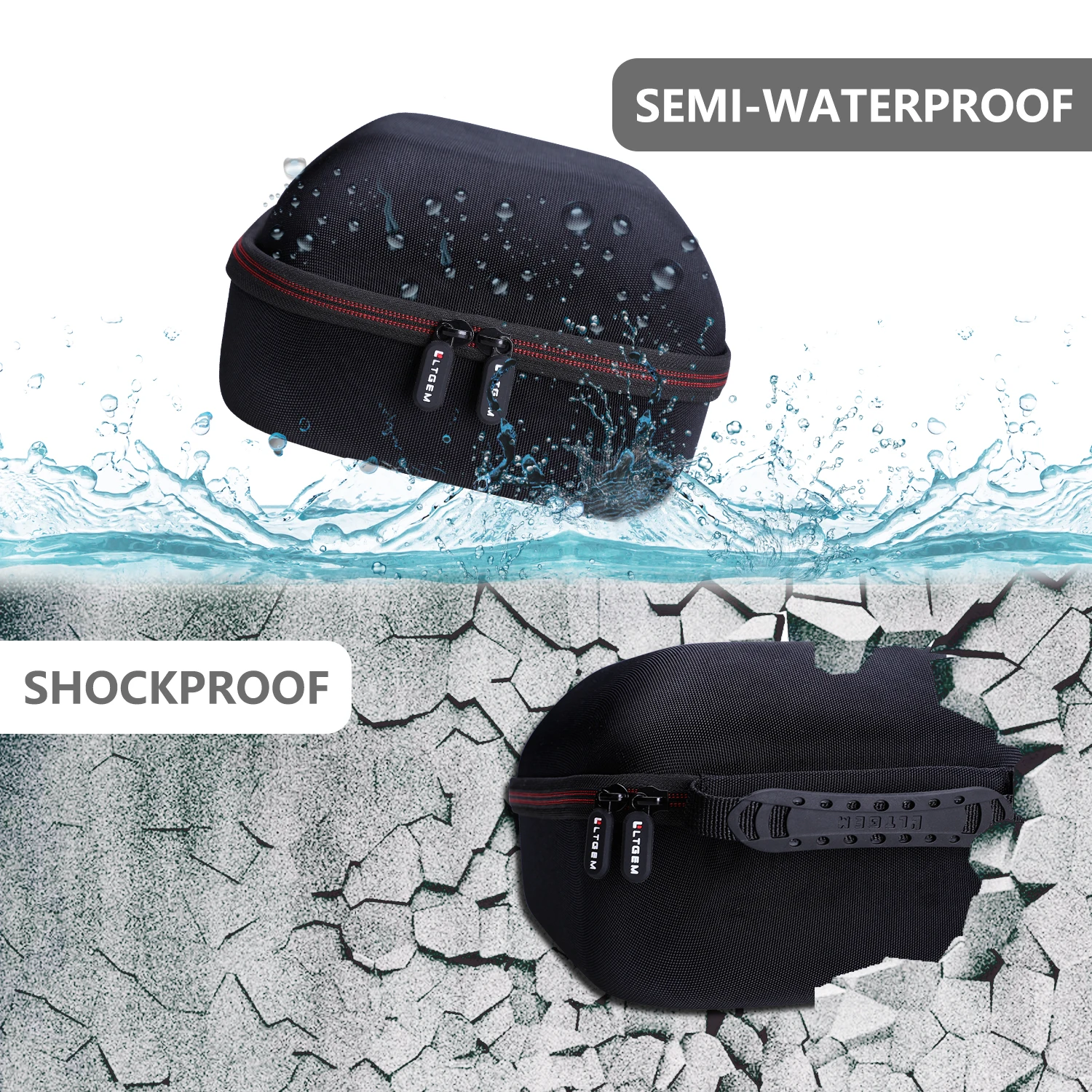 LTGEM EVA жесткий чехол для 3 м средней многоразовой полумаски респиратор для лица 1/2 маска DEWALT защитные очки/фильтр