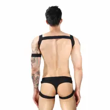 Men's Sexy Lingerie Set with Harness and Bondage Accessories #3