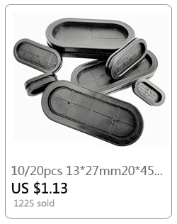 1/10p einseitige Gummitüllen zum Schutz, Ring15/17/20/22/25/27/30/32/35/40/45/50/70 mm, geruchlose Gummidichtung zum Schutz des Drahts – Detail 31