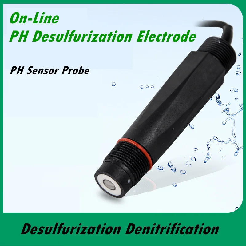 On Line PH Desulfurization Electrode PH Sensor Probe Desulfurization Denitrification PH Temperature Compensation Electrode